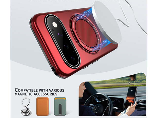 Impact Case with Ring for Google Pixel 11 Pro - Red
