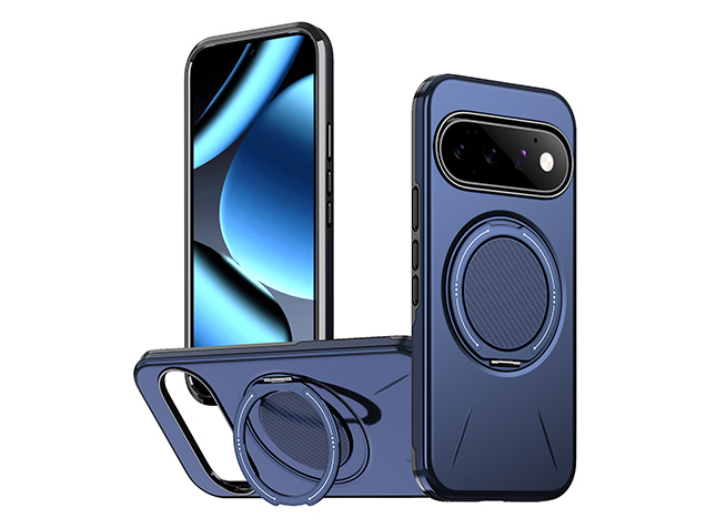 Impact Case with Ring for Google Pixel 11 Pro XL - Blue Impact Case