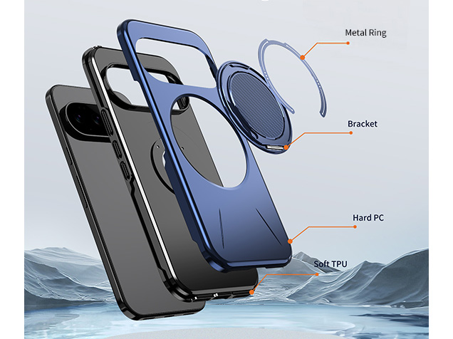Impact Case with Ring for Google Pixel 11 Pro XL - Blue