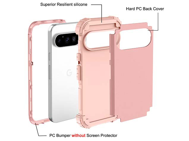 Defender Case for Google Pixel 11 Pro XL - Rose Gold