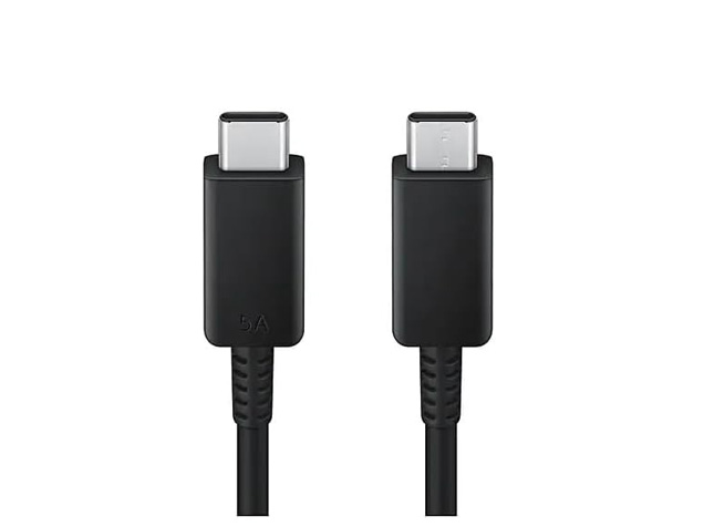 Samsung 1m 5A USB-C to USB-C Charge and Sync Cable - Black