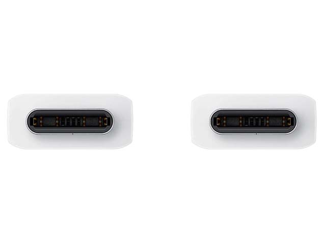 Samsung 1m 5A USB-C to USB-C Charge and Sync Cable - White