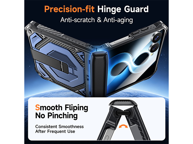 Impact Case with Stand for the Samsung Galaxy Z Flip8 - Blue
