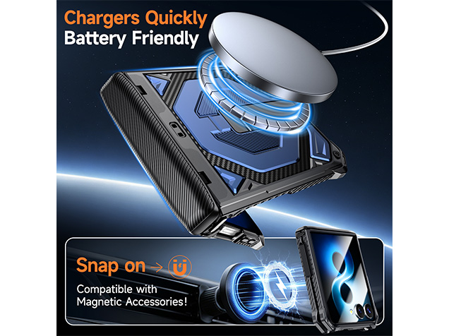 Impact Case with Stand for the Samsung Galaxy Z Flip8 - Blue