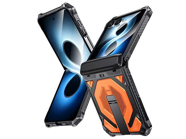 Impact Case with Stand for the Samsung Galaxy Z Flip8 - Orange