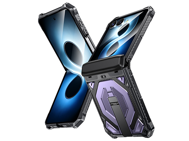 Impact Case with Stand for the Samsung Galaxy Z Flip8 - Purple