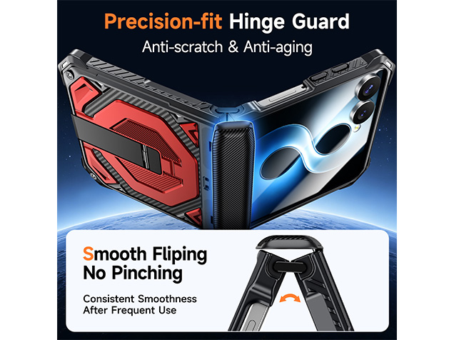 Impact Case with Stand for the Samsung Galaxy Z Flip8 - Red