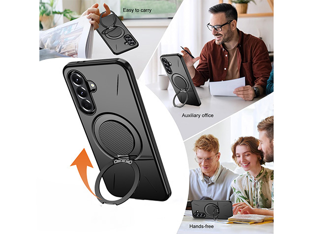 Impact Case with Ring for Samsung Galaxy A27 - Black