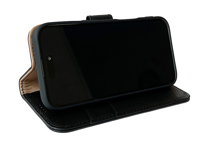 Premium Leather Wallet Case for iPhone 18 Pro Max - Black