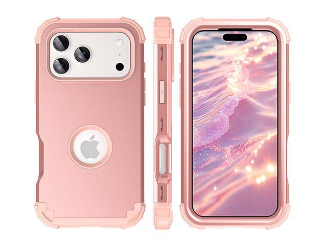 Defender Case for iPhone 18 Pro Max - Rose Gold