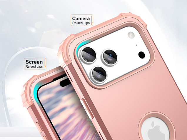 Defender Case for iPhone 18 Pro Max - Rose Gold