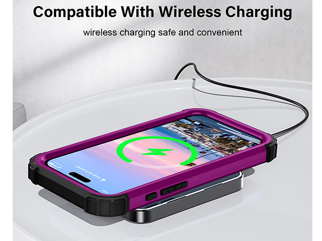 Defender Case for iPhone 18 Pro Max - Plum