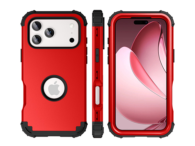 Defender Case for iPhone 18 Pro Max - Red