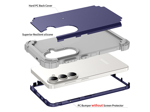 Defender Case for the Samsung Galaxy S26 FE - Navy