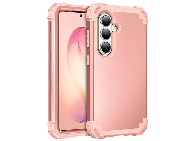 Defender Case for the Samsung Galaxy S26 FE - Rose Gold Impact Case