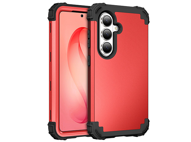 Defender Case for the Samsung Galaxy S26 FE - Red