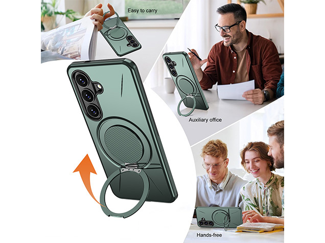 Impact Case with Ring for Samsung Galaxy S26 FE - Green