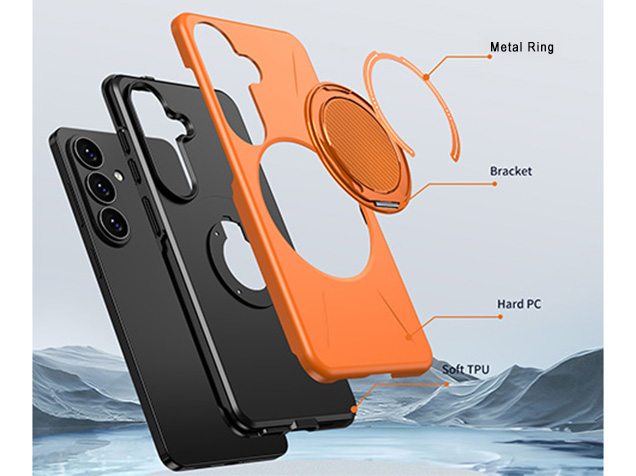 Impact Case with Ring for Samsung Galaxy S26 FE - Orange