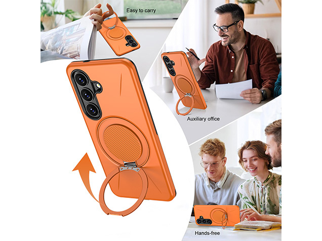 Impact Case with Ring for Samsung Galaxy S26 FE - Orange