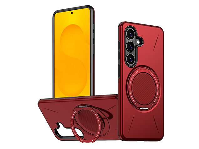 Impact Case with Ring for Samsung Galaxy S26 FE - Red Impact Case