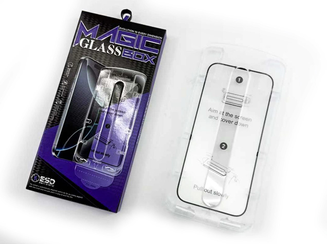 Premium Glass Screen Protector with installation box for iPhone 18 Pro Max