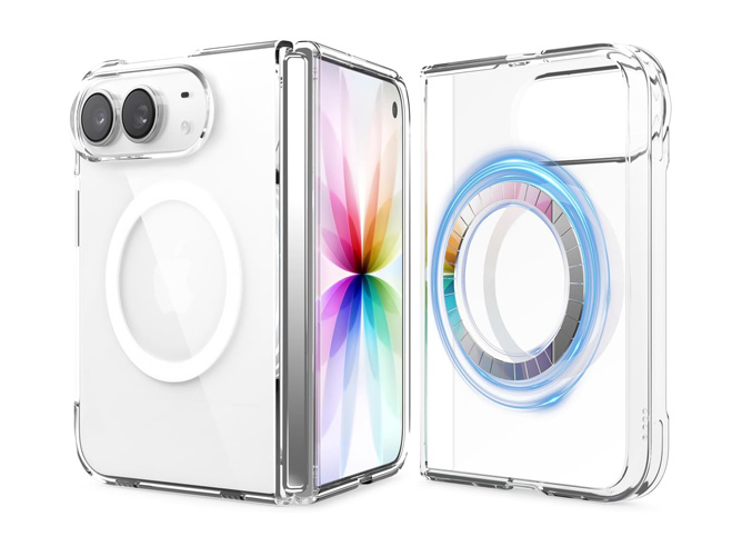 Clear MagSafe Case with Bumper Edges for iPhone Duo