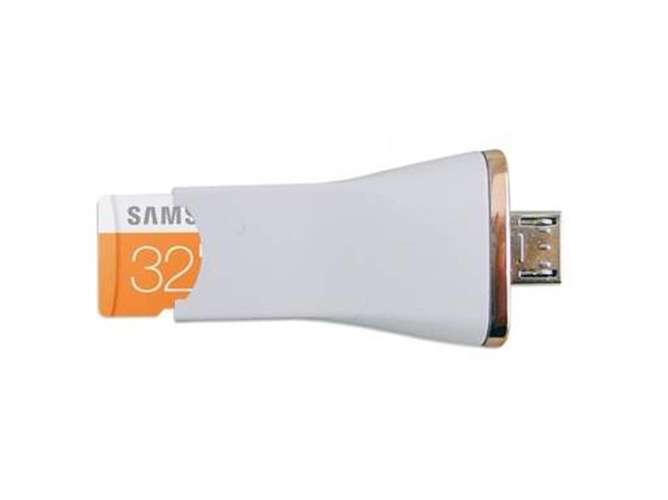 Genuine Samsung OTG plus Adapter and 32GB MicroSD Card