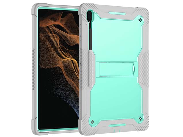Impact Case for the Samsung Galaxy Tab S12 Ultra - Mint/Grey Impact Case