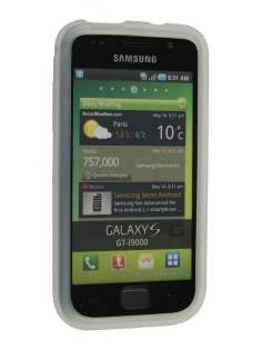 Silicone Case for Samsung I9000 Galaxy S - White Silicone Case for Samsung I9000 Galaxy S - White