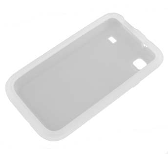 Silicone Case for Samsung I9000 Galaxy S - White