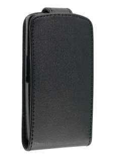Synthetic Leather Flip Case for Sony Ericsson Vivaz U5i - Black