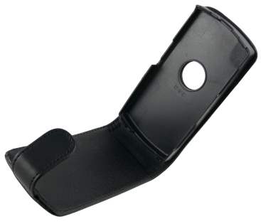 Synthetic Leather Flip Case for Sony Ericsson Vivaz U5i - Black