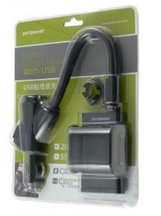 PeriPower Lighter Socket Mount with USB