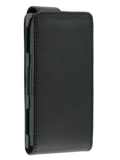 Synthetic Leather Flip Case for Nokia X6 - Black