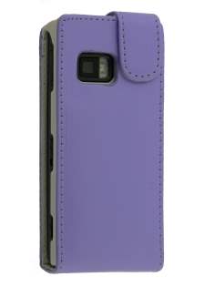 Synthetic Leather Flip Case for Nokia X6 - Purple