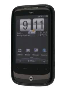 Dual-Design Case for HTC Wildfire G8 - Black/Grey