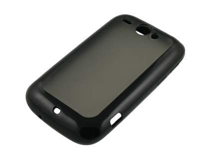 Dual-Design Case for HTC Wildfire G8 - Black/Grey