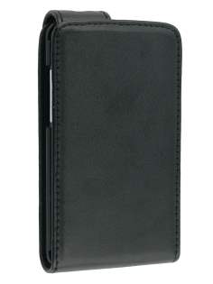 HTC Aria Synthetic Leather Flip Case - Black