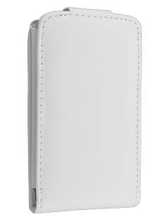 Synthetic Leather Flip Case for iPod Touch 2 - White