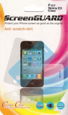 Nokia E5 Ultraclear Screen Guard Nokia E5 Ultraclear Screen Guard