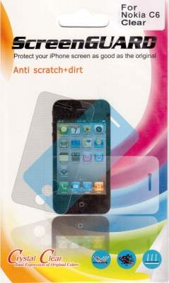 Nokia C6 Ultraclear Screen Guard Nokia C6 Ultraclear Screen Guard