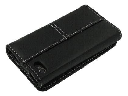 iPhone 4/ 4S Wallet Case - Black