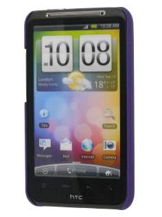UltraTough Rubberised Slim Case for HTC Desire HD - Purple
