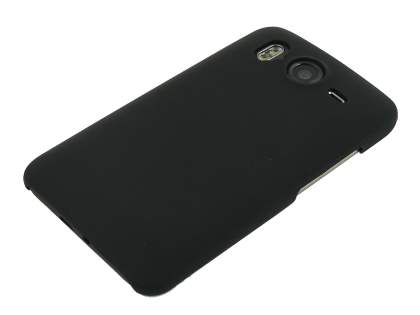 UltraTough Rubberised Slim Case for HTC Desire HD - Black