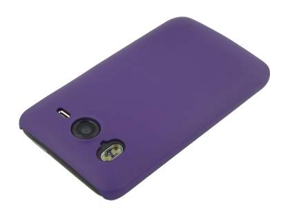 UltraTough Rubberised Slim Case for HTC Desire HD - Purple