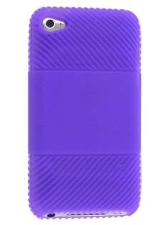 Silicone Case for iPod Touch 4 - Purple Soft Cover