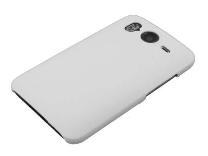 UltraTough Rubberised Slim Case for HTC Desire HD - White