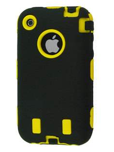 Defender Case for iPhone 3G/S - Yellow/Black Impact Case