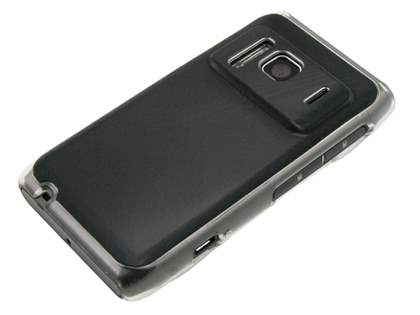 Timber-style pattern Case for Nokia N8 - Clear/Black