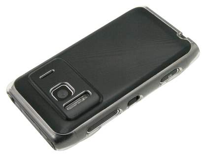 Timber-style pattern Case for Nokia N8 - Clear/Black